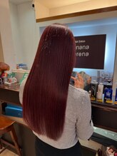 ナナナパレナ 梅田店(nanana parena) 夏のダメージに◎ミネラルが内側まで浸透する縮毛矯正／透明感