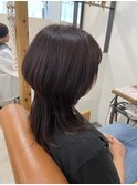 大人可愛いウルフ◎白髪も染まるベージュ◎伸ばしかけでも◎