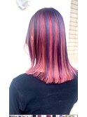 ハイトーン/個性的/派手髪/ピンク系カラー/ヴァイオレット