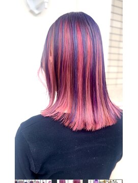 シャルティア(SHALLTIA) ハイトーン/個性的/派手髪/ピンク系カラー/ヴァイオレット