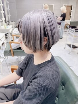 丸みショートデザインカラー/ホワイトアンブレラカラー