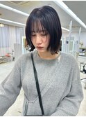 ハッシュカット20代30代40代クールショートグレージュカラー
