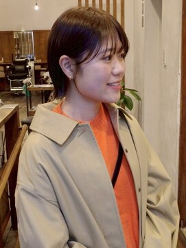 モク 大阪梅田店(MOK) 【顔まわりニュアンス】コンパクトボブ
