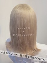 サラジュ 仁川店(SARAJU)&nbsp;【ブリーチ特化】今田担当 ブリーチあり×抜きっぱなしブロンド