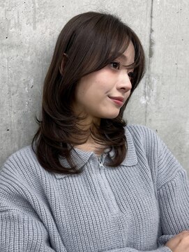 ガーデン 渋谷(GARDEN) 美髪ワンカールレイヤーミディアム2wayバングヘア