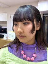 フェイス 石川町 (FACE) デザインカラー×姫カット