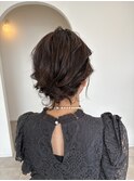 お呼ばれアレンジ/ボブアレンジ/ヘアセット/20代/30代