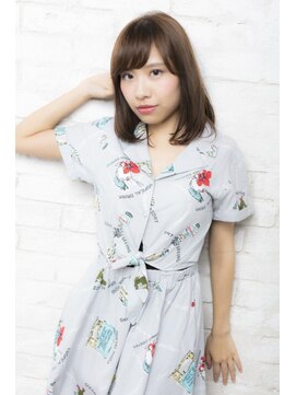 アジールヘア 池袋東口店(agir hair) お手入れ簡単・ナチュラルミディ【池袋/池袋東口/池袋駅1分】