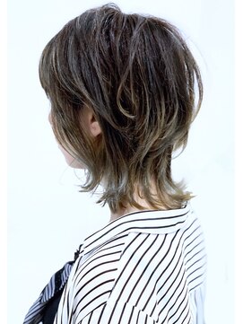 モリオフロムロンドン 泉南店(morio FROM LONDON) 大人かわいいウルフ×ハイライト×グレージュカラー♪◎30代40代