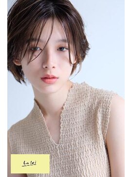 ラレイ(Lalei) 【表参道/青山】ベージュカラー×エッジショート