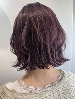 リアン(Lien)&nbsp;Lien☆ピンクバイオレット×デザインカラー×レイヤーボブ