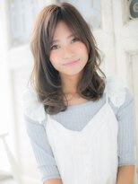 クオーレ ヘア アンジュ 水戸店(CUORE HAIR ange)&nbsp;*ange水戸*…ローライトxウェーブパーマ♪くせ毛風セミディ a