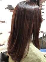 ヘアー クリエイト カルバリ(HAIR CREATE Calbari)&nbsp;ハイライト×レッドカラー