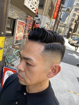 ドルクス 日本橋(Dorcus) フェードパーマパートスタイル