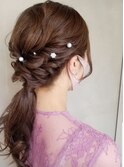 【EIGHT 上野】佐藤  ローポニーヘアセット