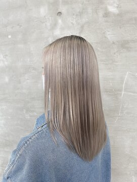 アイス(ice) ホワイトブリーチ/プラチナカラー/シアーグレージュ