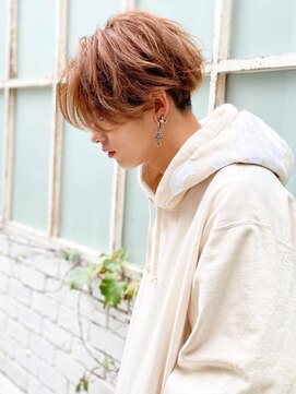 アグ ヘアー ウカー 塩尻店(Agu hair ukar) 《Agu hair》大人ネオウルフ×無造作メンズショート