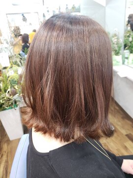 オオジノ 美容室 ミディアムスタイル