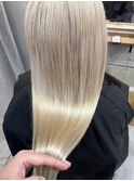 プルエクステホワイトベージュ　エクステ/髪質改善/韓国