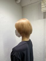 アジールヘア 池袋東口店(agir hair) 韓国風ブロンドカラー10代20代池袋池袋東口