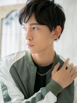 トニーアンドガイメン ホテル京阪仙台店(TONI&GUY MEN) 重めｘカーリー◎暗髪ニュアンスコンマバングd