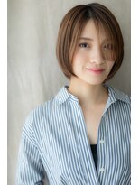 カバーヘア イヴ 戸頭店(COVER HAIR EVE) ナチュラルグラデーションカラーマッシュボブZ戸頭20代30代40代