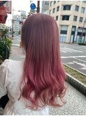 #ピンク系カラー#ハイトーン#艶カラー