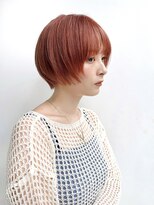 トルネード(TORNADO) 大人ショート前髪ありフェイスレイヤー丸み丸顔面長ひし形K0727
