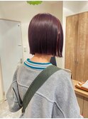 ブリーチなし♪ダブルカラーでピンクパープル♪