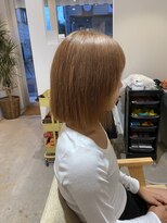 コレット 宇都宮(collet Gigi)&nbsp;前髪/マチルダボブ/ピンクベージュ/インナーグレージュ/ベージュ