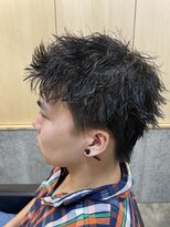 ニアウ 伊勢崎連取店(Niau)&nbsp;メンズスパイキーショートツイストパーマ