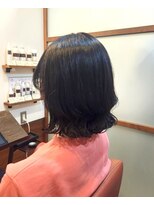 ムードコア 関内店(mu;d Coa) くびれ風外ハネミディアム