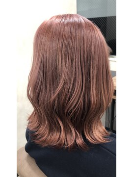 テーラ 八幡宿店(TELA) 外ハネボブピンクベージュ