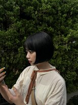 アーク(ARC+) ネイビーミニボブ20代/30代/40代