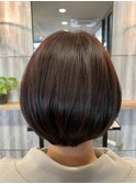 うる艶美髪まるみボブ ショートボブ くびレイヤー大人ショート