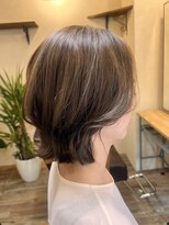 アメリ ココロ 南森町店(Ameri cocoro.)&nbsp;【ミルクティーベージュ】#Ameri #大阪 #ダブルカラー