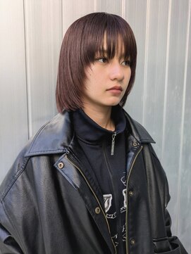 アンジェリカ(Angelica) レイヤーボブ/ラベンダー/ブリーチカラー