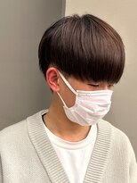 エルマーク 神戸三宮(L-MARK)&nbsp;マッシュナチュラルカラーマッシュメンズヘアカラーツーブロック