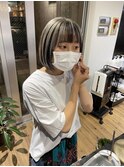 インナーカラー　デザインカラー　ケアブリーチ　ハイライト