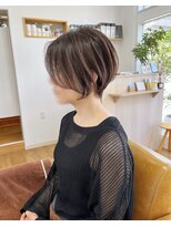 コムヘアー(COM HAIR)&nbsp;ミニショート。ラベンダーアッシュ。