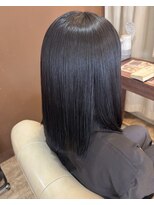 ヘアデザインスペース イチエ(hair design space i chi e) ベーシックヘアエステでさらに整う地毛風ツヤ髪カラー