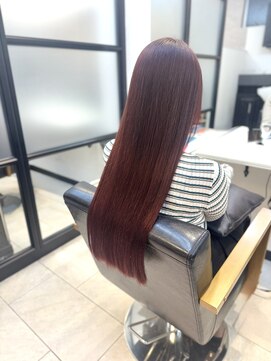 【kana】深みたっぷり★艶ボルドーカラー