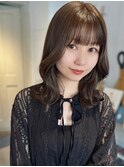 レイヤーカットハッシュカット顔周りレイヤー髪質改善