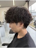 宇都宮メンズカットメンズパーマ波巻きスパイラルパーマツイスパ