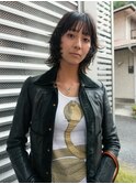 顔周りカットレイヤーカットウルフレイヤーウルフカット