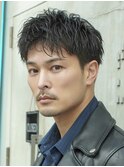大人波巻きツイストスパイラルリバースセンターパート渋谷