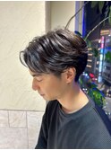 メンズ/フェザーパーマ/マッシュショート