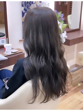スワン山の田 ブリーチなしオリーブグレージュ