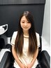 【エクステ人毛100%・60cm編み込み】50本(100g) 馴染ませカット付