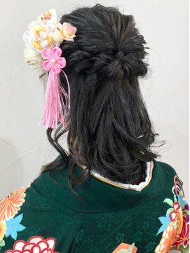 ネオリーブアオバ 高田馬場店(Neolive aoba) 【高田馬場/aoba】2019年卒業式スタイル 袴着付け&ヘアセット